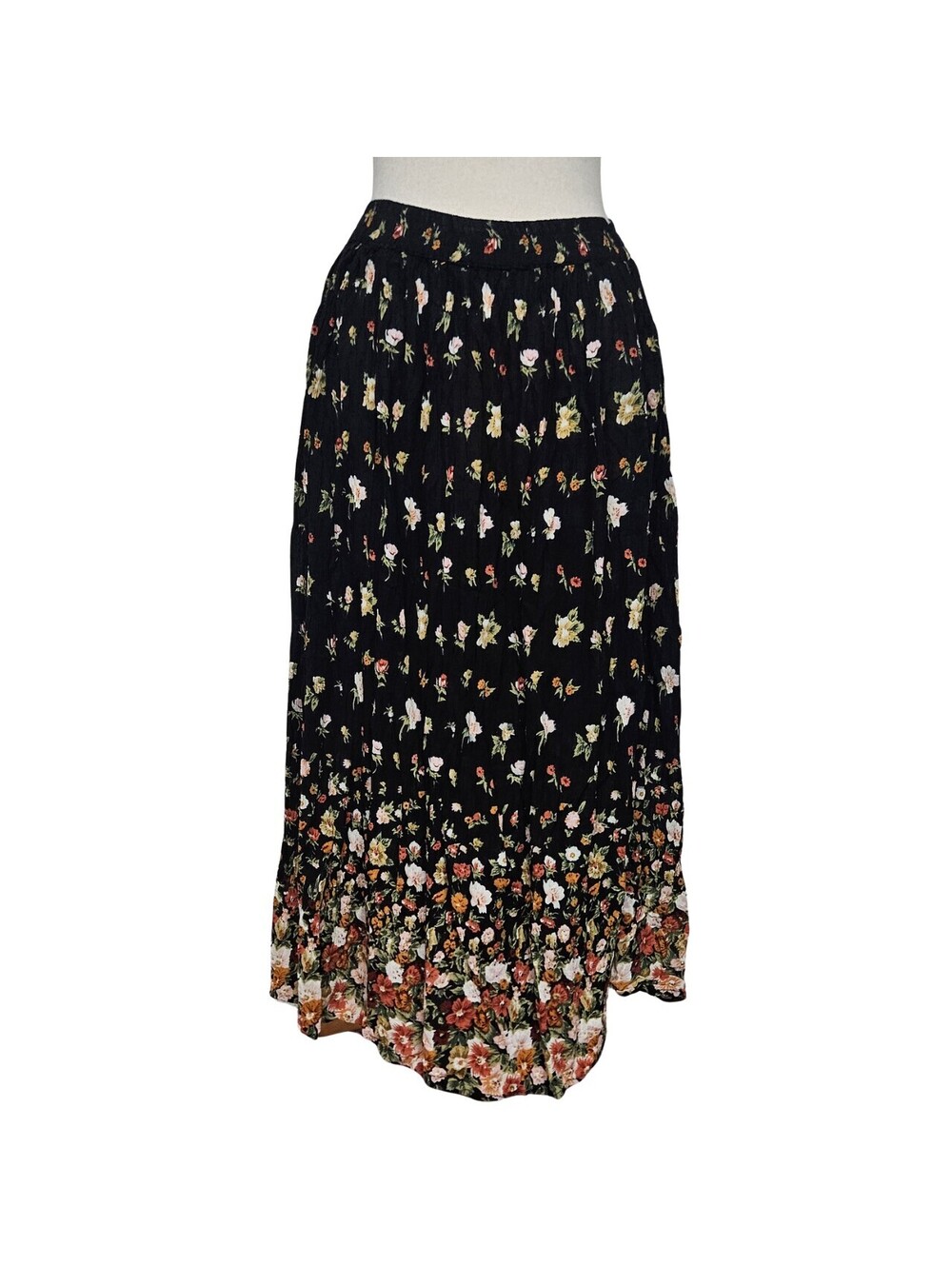 VTG 90s Floral Maxi, Medium Whimsigoth Fall